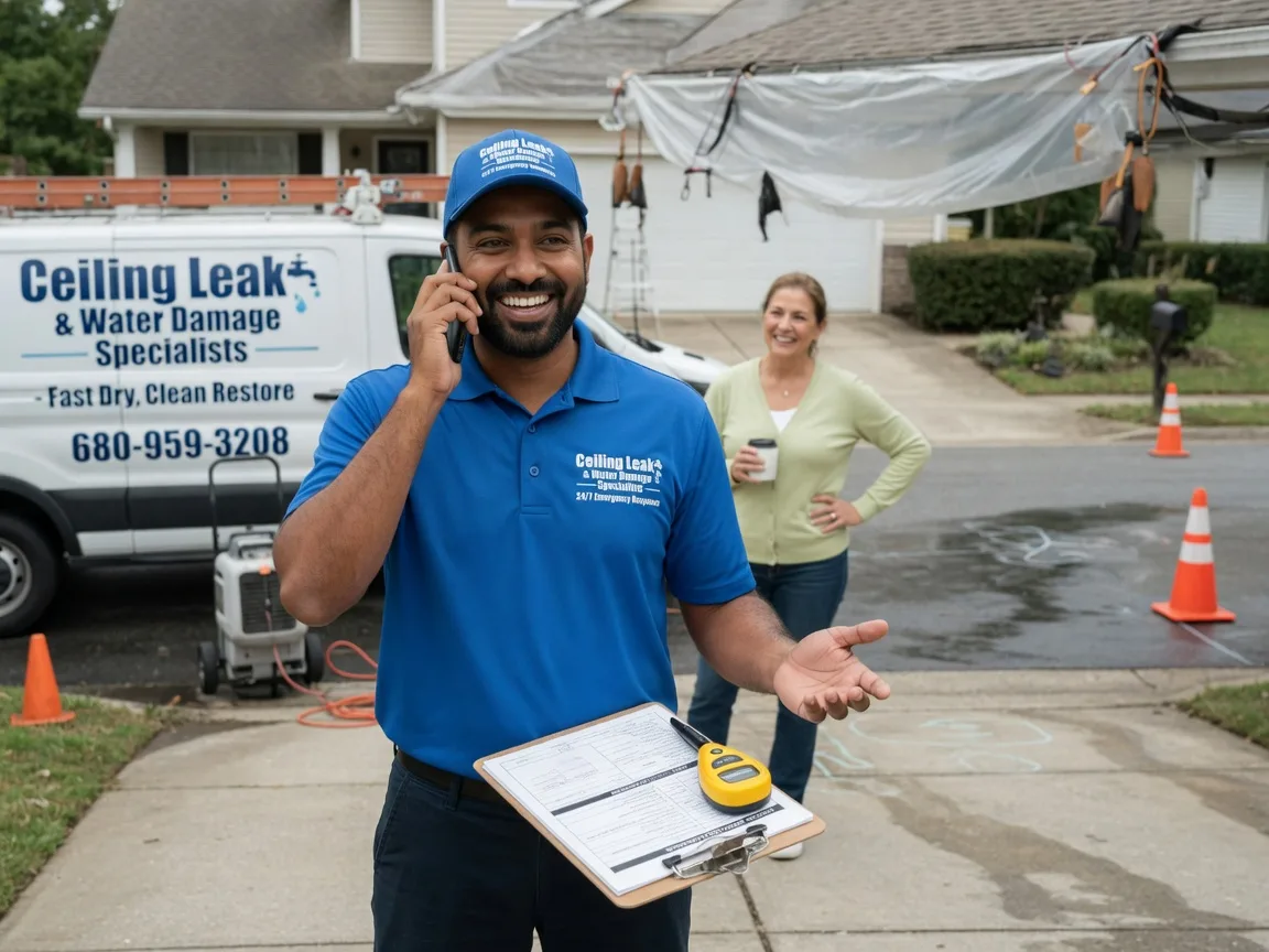 Ceiling Leak Cleanup Fort Blackmore, VA FAQs